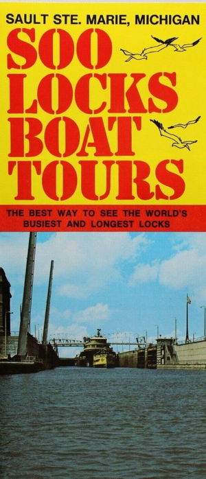 Soo Locks Boat Tours - Postcard Info And Momentos (newer photo)
